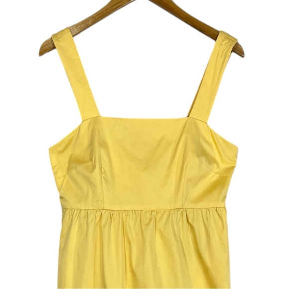 Gal Meets Glam Desiree Dress in Canary Yellow Size 10 Midi Length Sleeveless - Picture 6 of 10